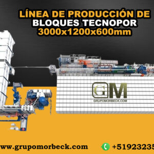 maquinas para fabricar bloques de tecnopor 3000x1200x600mm