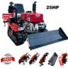 mini tractor agrícola motor de 25hp micro tillage