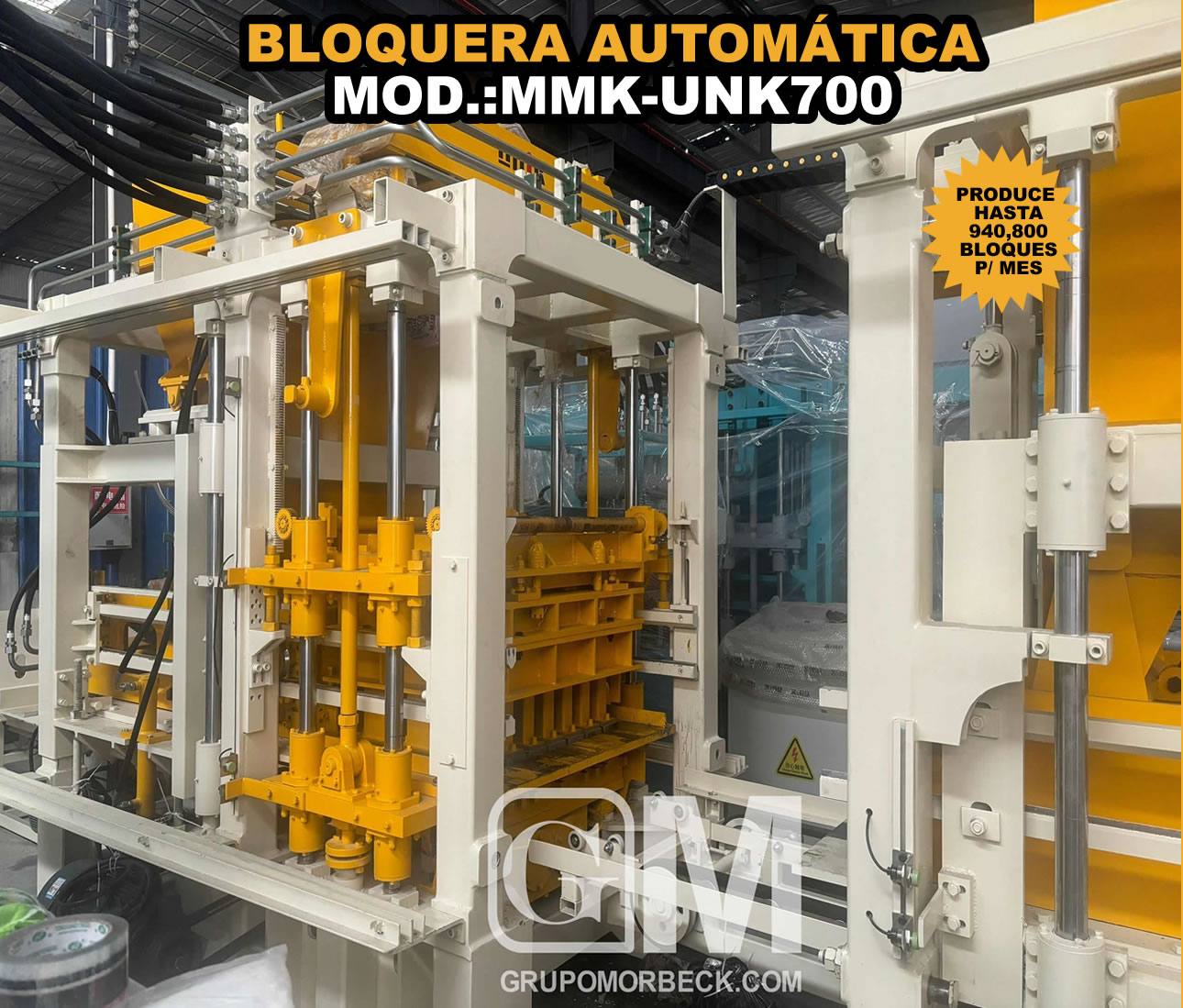 Máquina bloquera automática