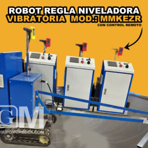 Regla vibratoria Robot de nivelacion de concreto