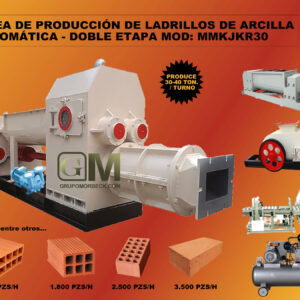 “Automatic Vacuum Clay Brick Extruder Machine Double Stage Brick Making Machine Price”