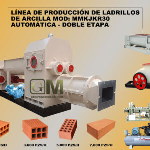 maquina extrusora de ladrillos de arcilla automatica gm